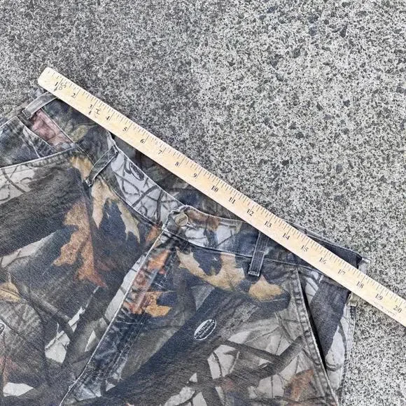 Carhartt B158 Camo Double Knee Work Pants 36x30 Baggy Carpenter Dungaree Loose